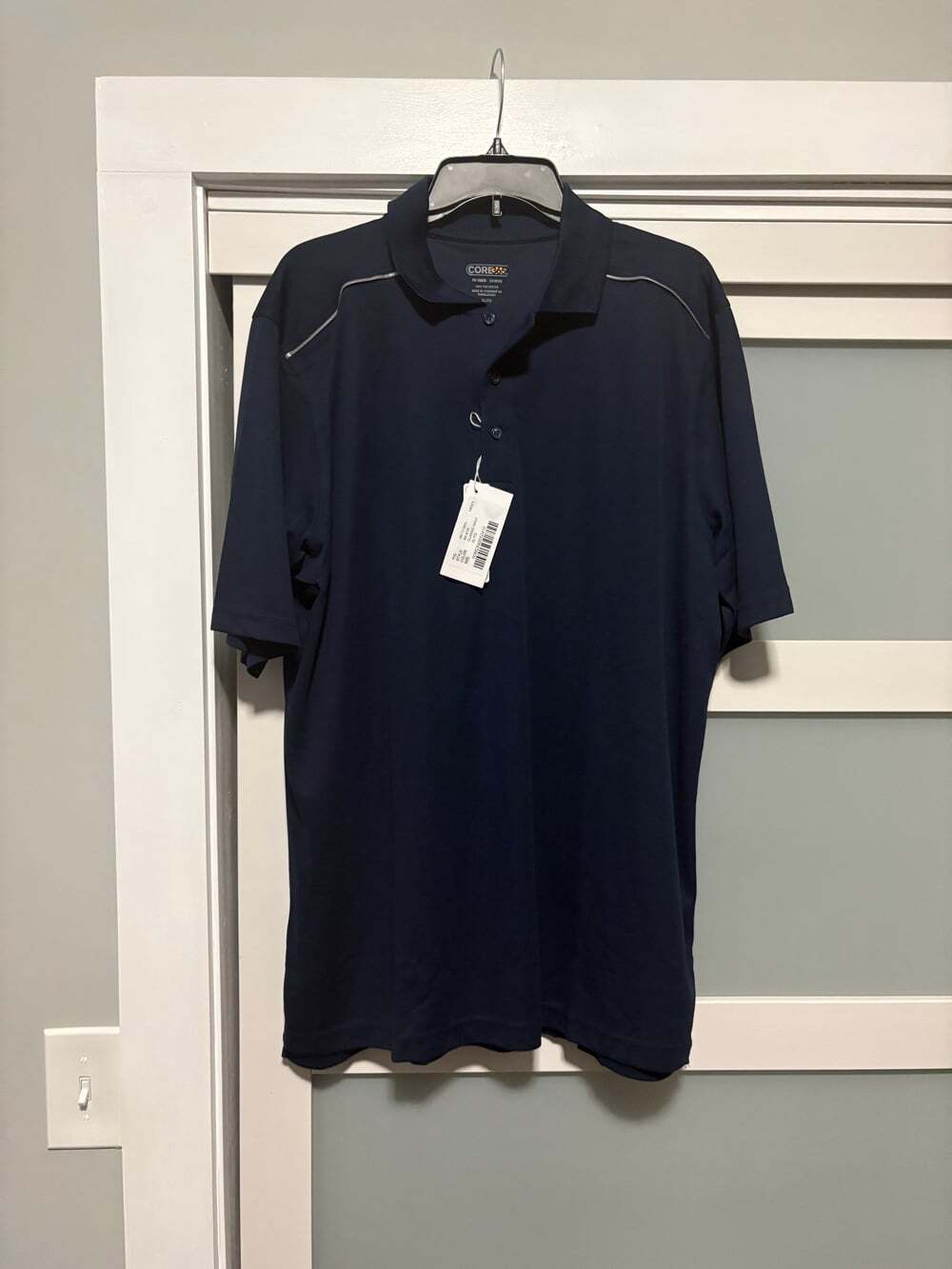 Core365 Core 365 Men's Navy Polo Shirt sz XL NEW UV Wicking East Care